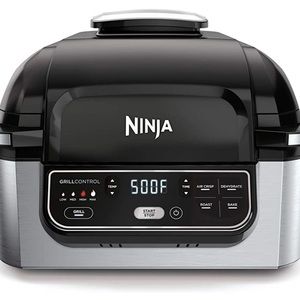 Ninja AG301 Foodi 5-in-1 Indoor Grill with Air Fry, Roast, Bake & Dehydrate